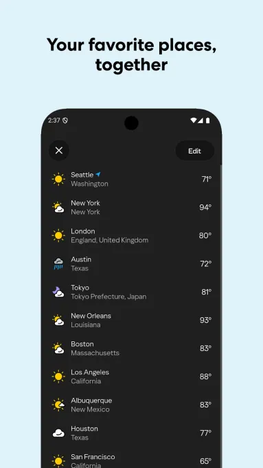 Yahoo Weather: Forecast & Maps screenshot 8