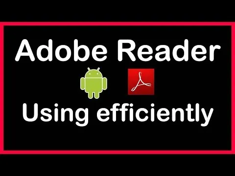 Adobe Acrobat Reader: Edit PDF trailer