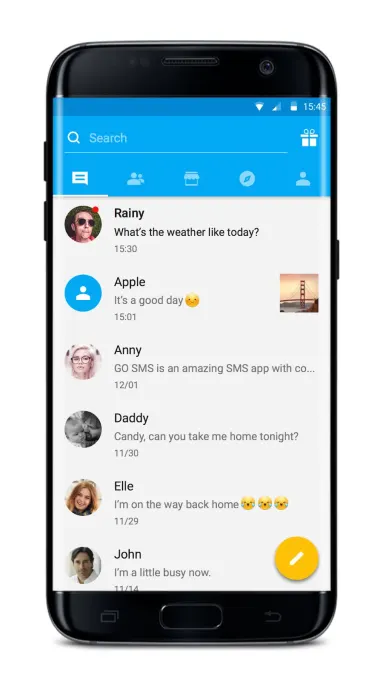 GO SMS Pro - Messenger, Free T screenshot 3