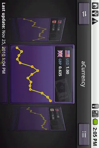 aCurrency (exchange rate) screenshot 6