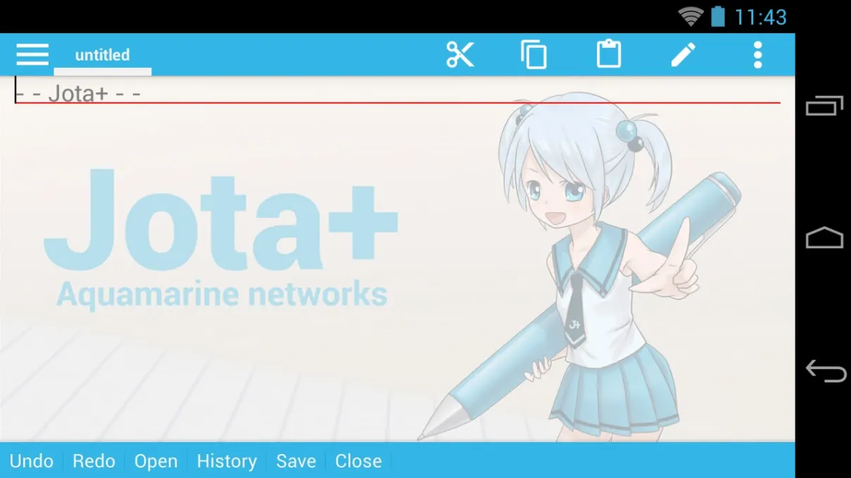 Jota+ (Text Editor) screenshot 1