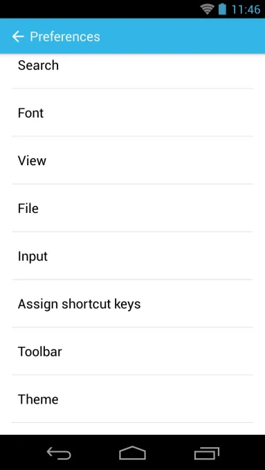 Jota+ (Text Editor) screenshot 4