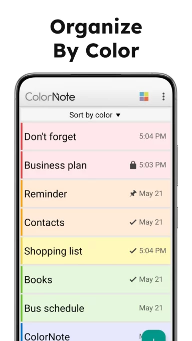 ColorNote Notepad Notes screenshot 1