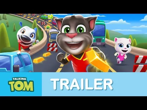 Talking Tom Gold Run trailer