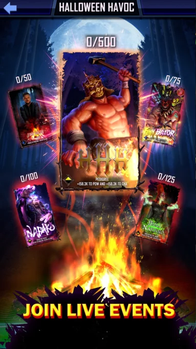 WWE SuperCard - Wrestling Game screenshot 1