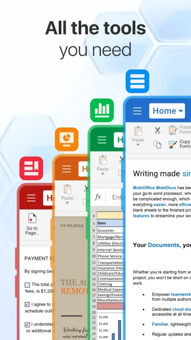 MobiOffice: Word, Sheets, PDF screenshot 2