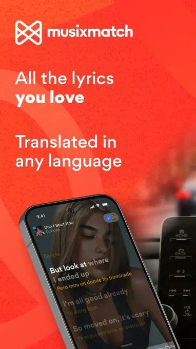 Musixmatch Dynamic Lyrics screenshot 1