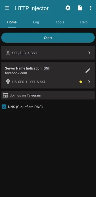 HTTP Injector (SSH/V2ray) VPN screenshot 1