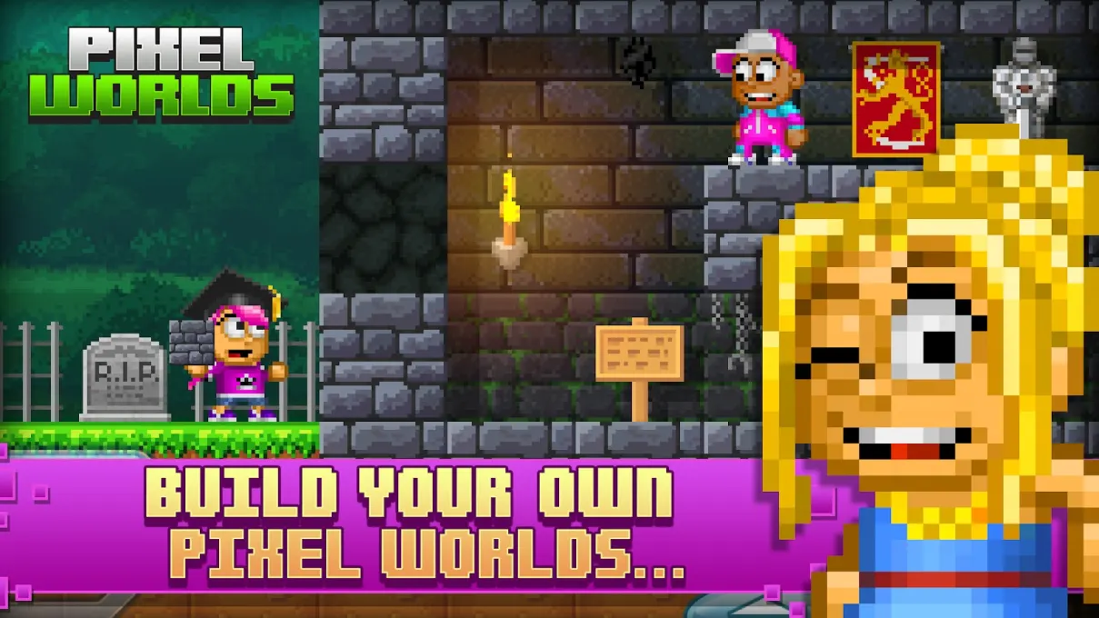 Pixel Worlds: MMO Sandbox screenshot 2
