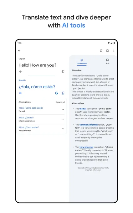 Google Translate screenshot 7