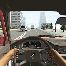 Racing in Car icon