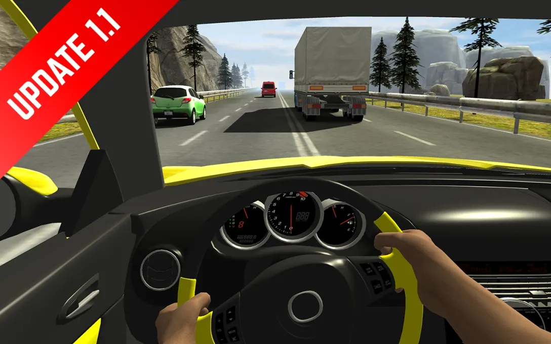 Racing in Car screenshot 2