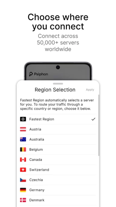 Psiphon VPN: Secure Access screenshot 4