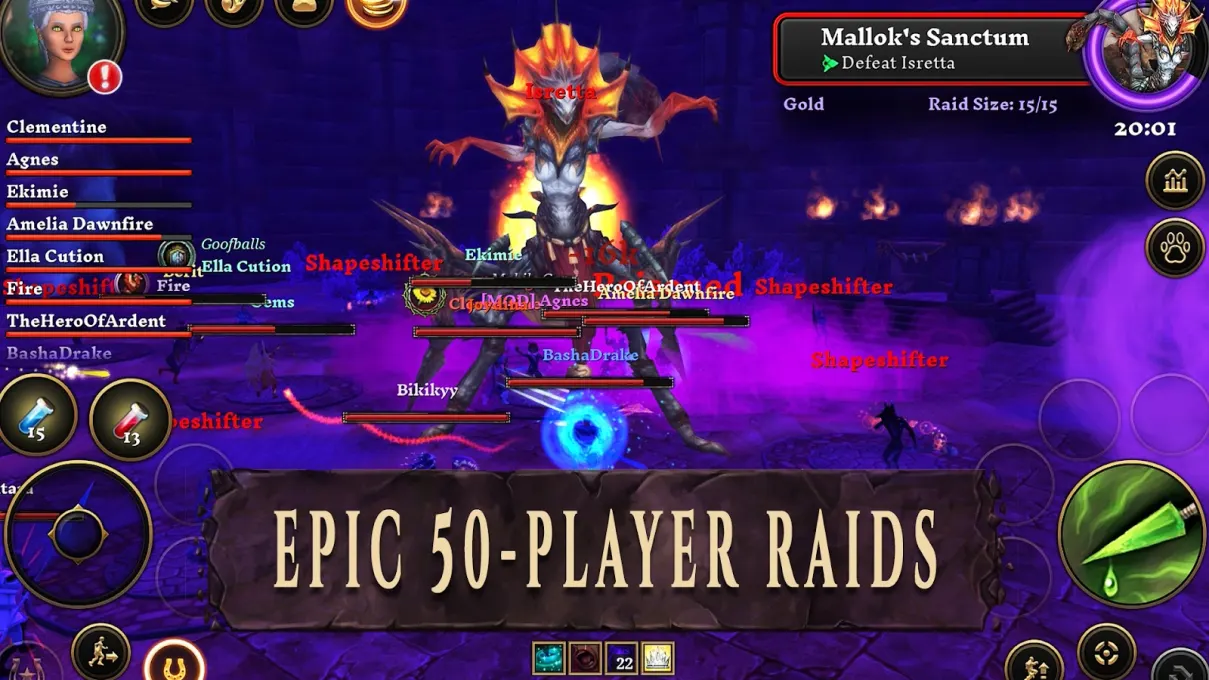 Villagers & Heroes - MMORPG screenshot 2