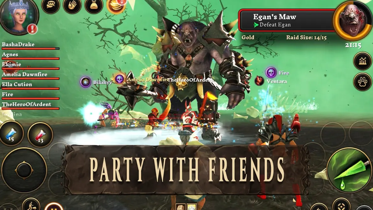 Villagers & Heroes - MMORPG screenshot 5