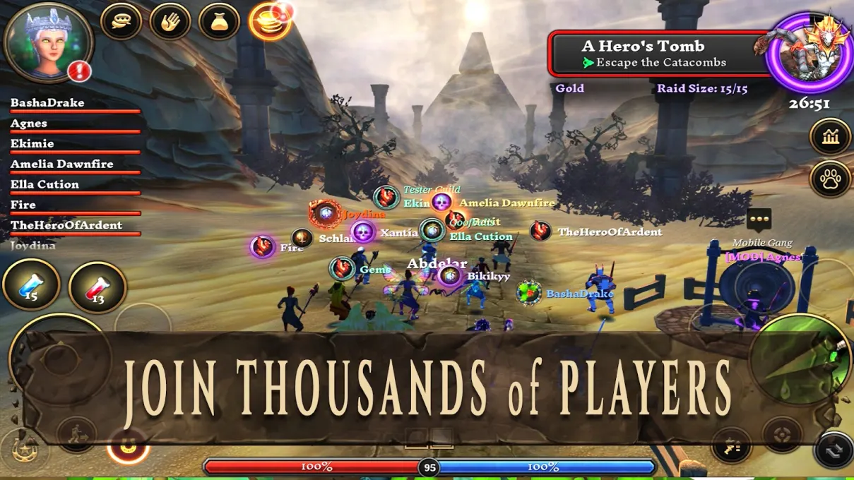 Villagers & Heroes - MMORPG screenshot 1