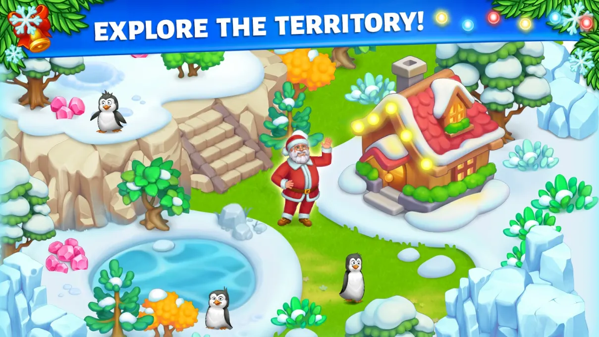 Snow Farm - Santa Family story screenshot 3