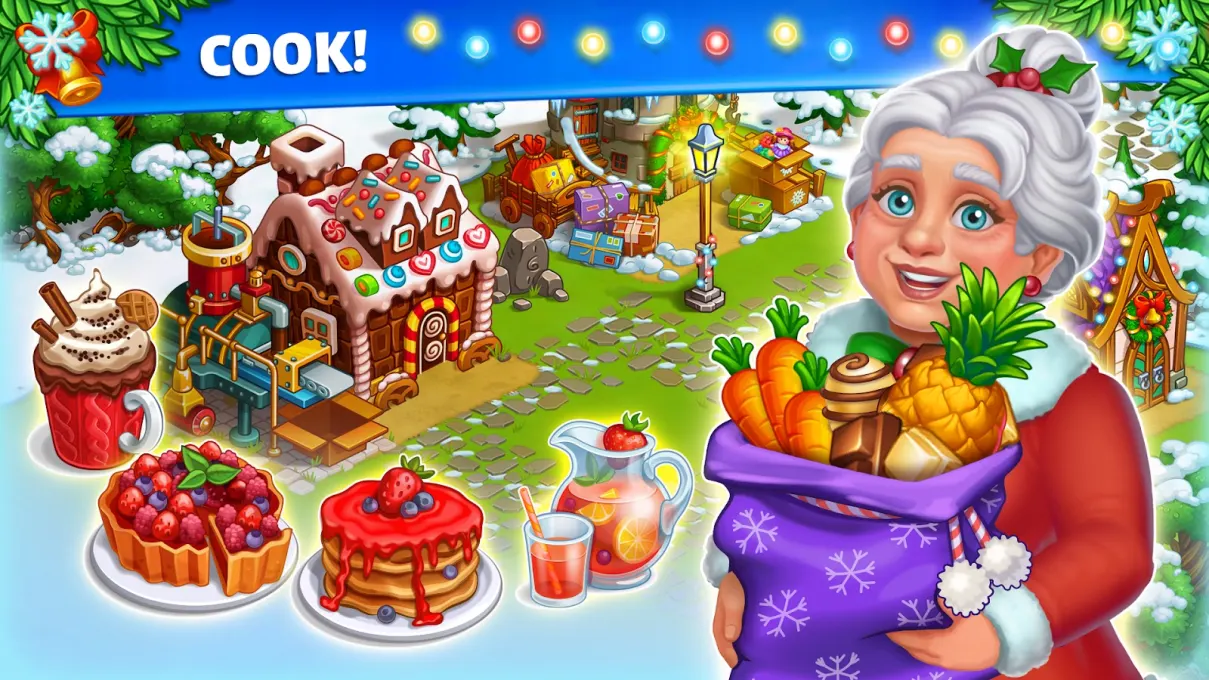 Snow Farm - Santa Family story screenshot 1