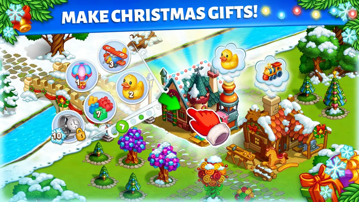 Snow Farm - Santa Family story screenshot 6