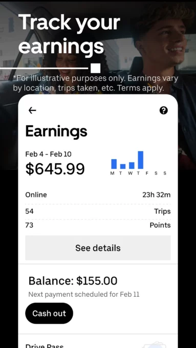 Uber - Driver: Drive & Deliver screenshot 8