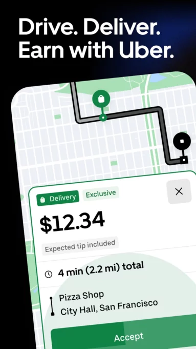 Uber - Driver: Drive & Deliver screenshot 1