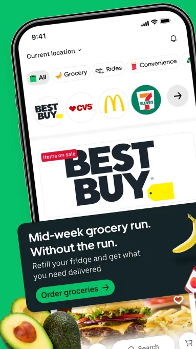 Uber Eats: Food and Grocery screenshot 1