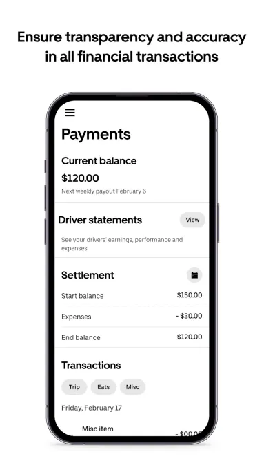 Uber Fleet screenshot 6