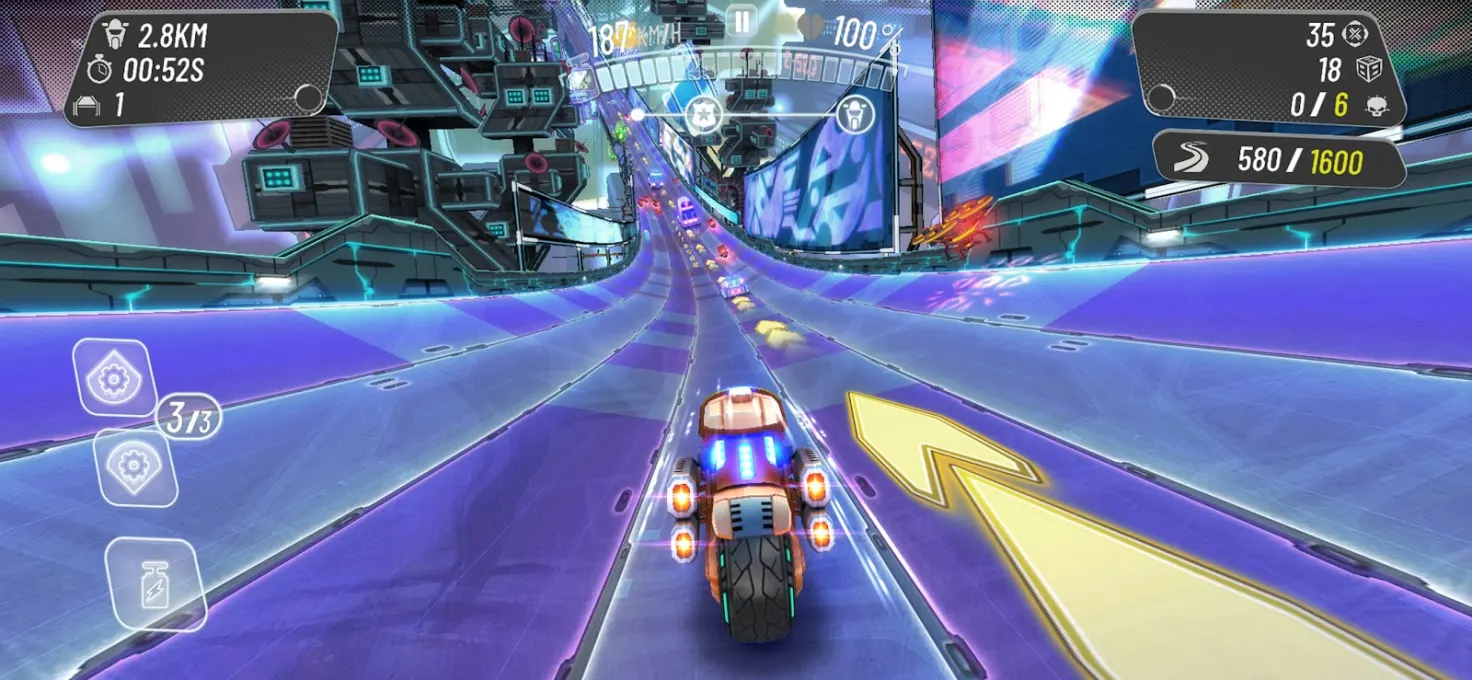 32SECS: Neon City Rider 2 screenshot 2