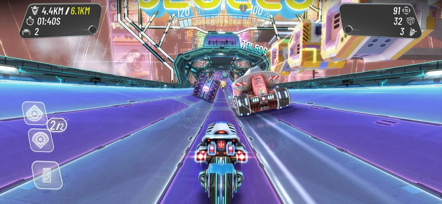 32SECS: Neon City Rider 2 screenshot 5