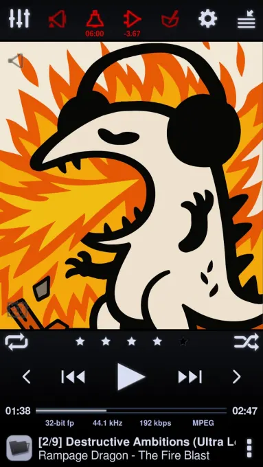 Neutron Music Player screenshot 1