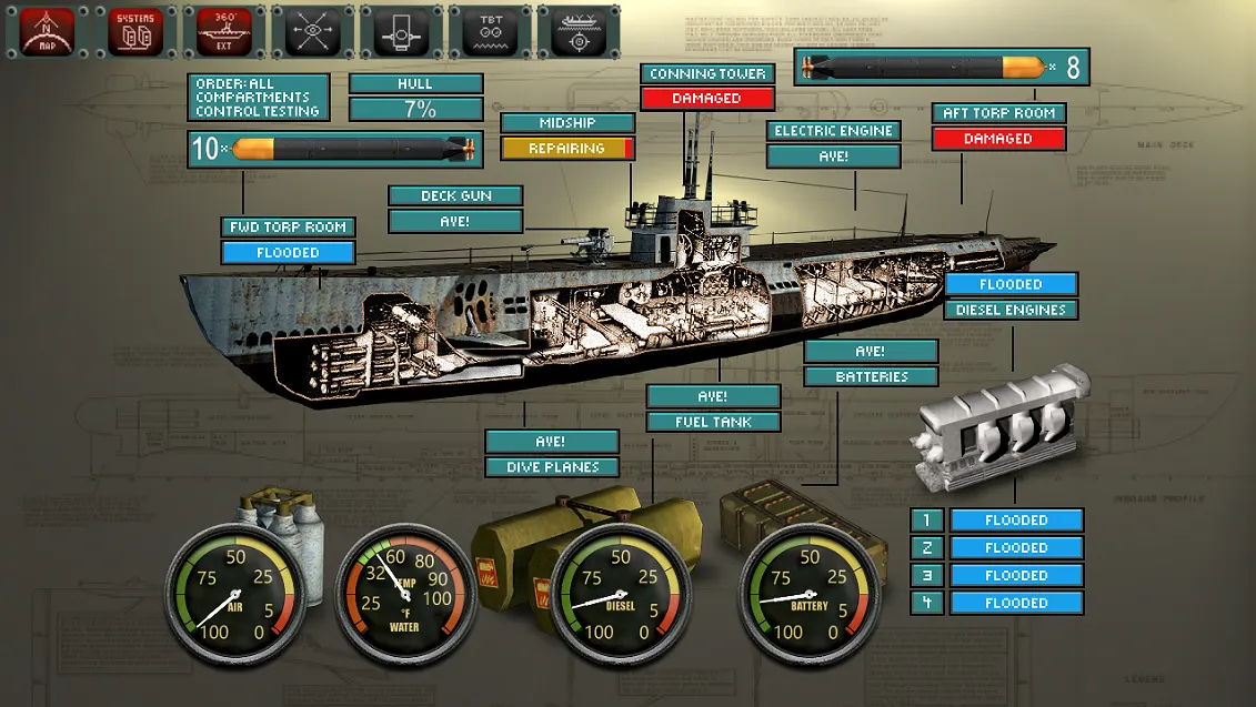 Silent Depth Submarine Sim screenshot 3