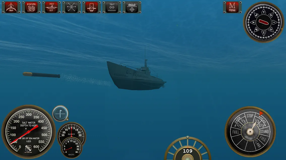 Silent Depth Submarine Sim screenshot 1
