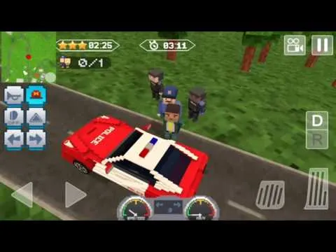 Block City Police Patrol trailer