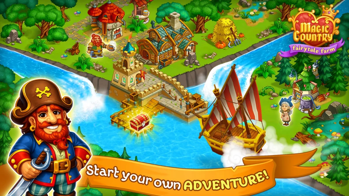 Farm Town: Magic Fairy Village screenshot 3