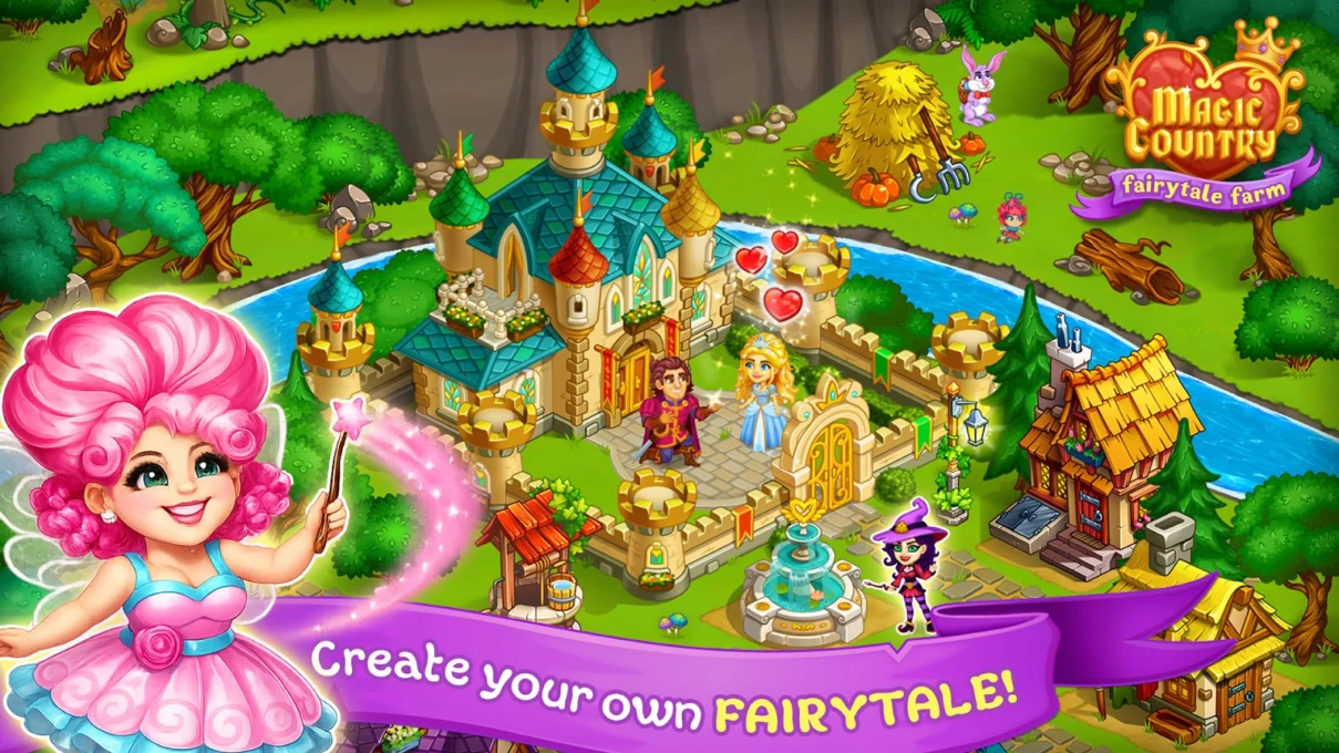 Farm Town: Magic Fairy Village screenshot 1
