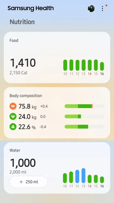 Samsung Health screenshot 6