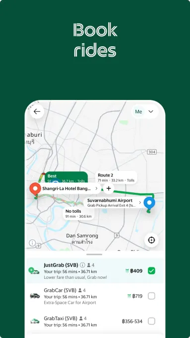 Grab - Taxi & Food Delivery screenshot 3
