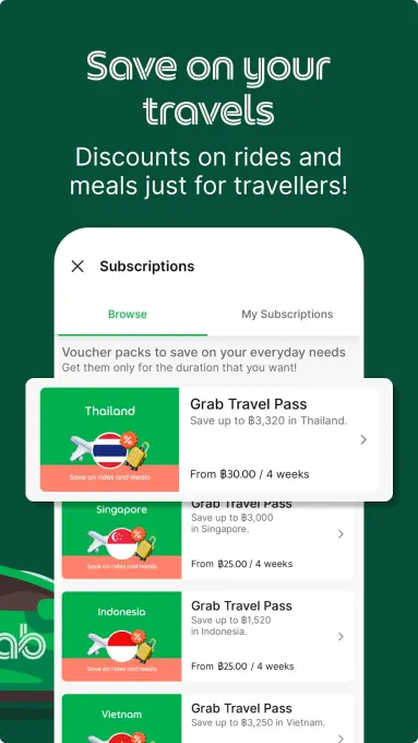 Grab - Taxi & Food Delivery screenshot 2