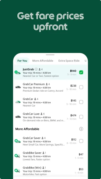 Grab - Taxi & Food Delivery screenshot 4