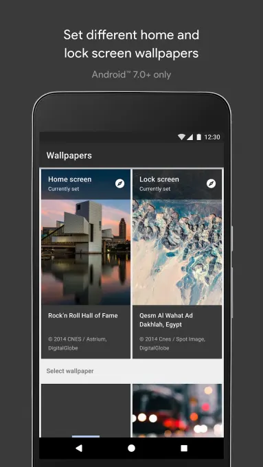 Wallpapers screenshot 1