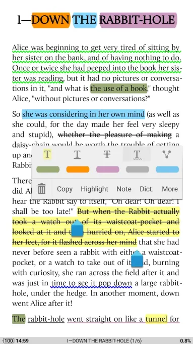 Moon+ Reader Pro screenshot 2