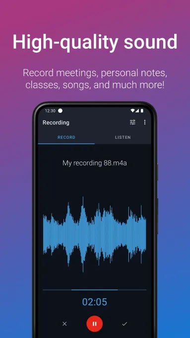 Easy Voice Recorder screenshot 2