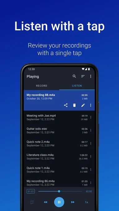 Easy Voice Recorder screenshot 3