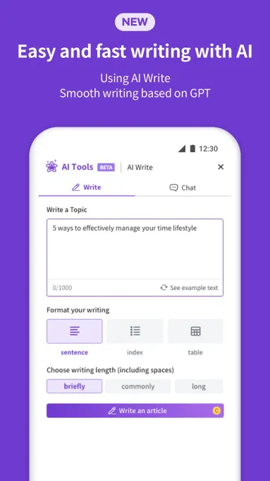 Polaris Office: Edit&View, PDF screenshot 1