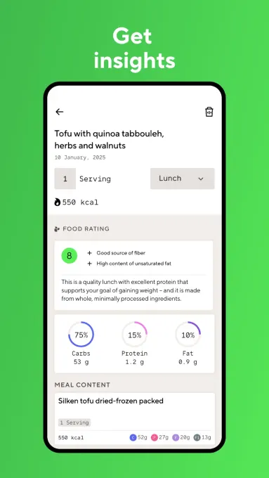 Lifesum: AI Calorie Tracker screenshot 4
