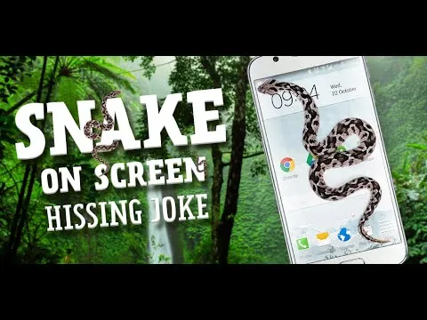 Snake on Screen Hissing Joke trailer