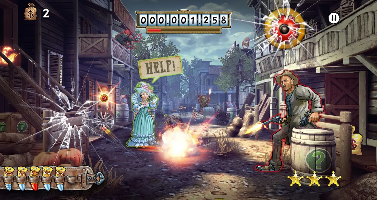 Mad Bullets: Wild West Shooter screenshot 1
