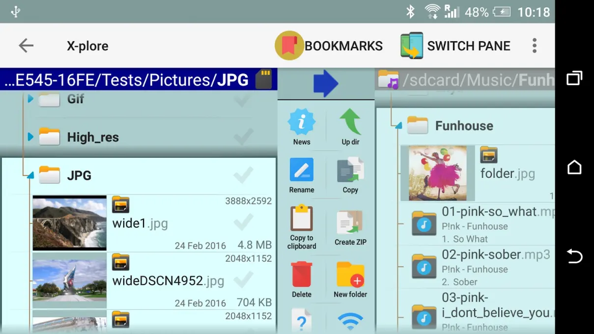 X-plore File Manager screenshot 1