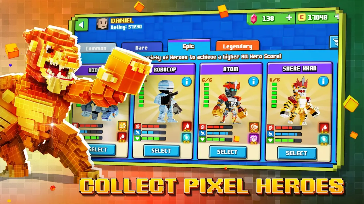 Super Pixel Heroes screenshot 1