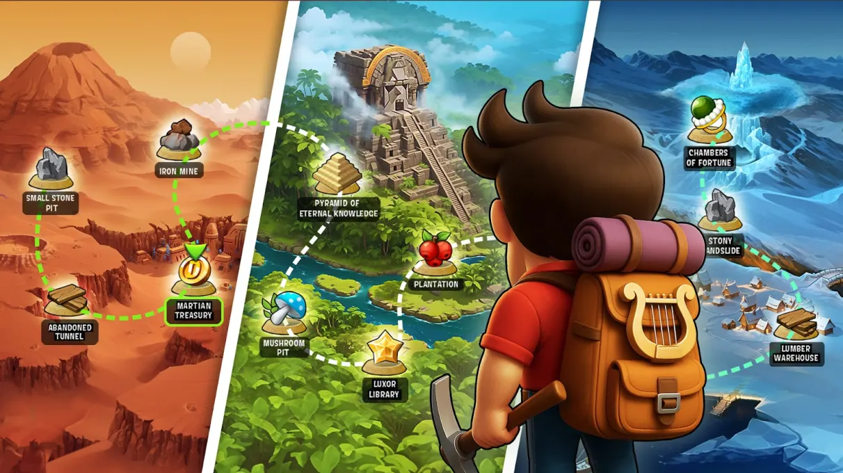 Diggy's Adventure Puzzle Game screenshot 5